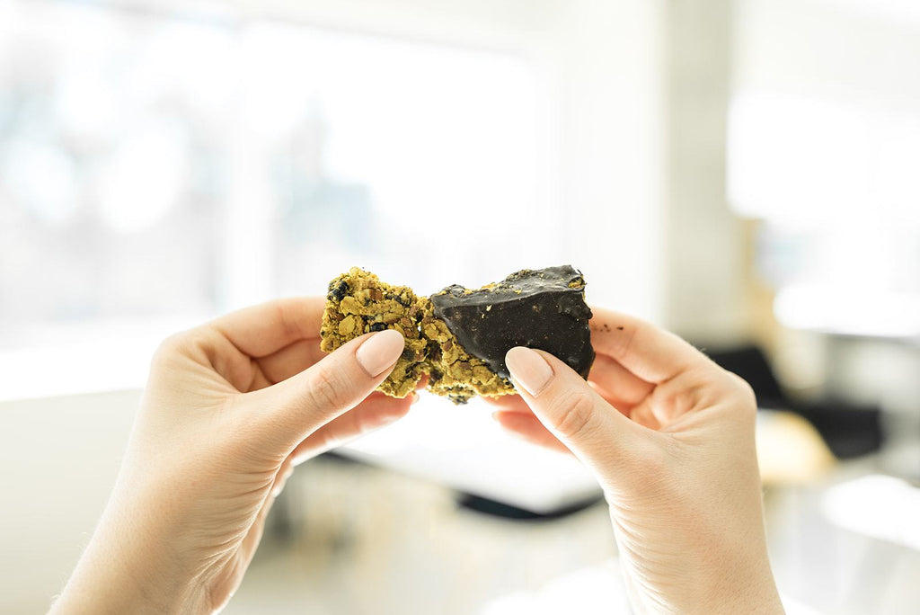 Guilt-Free Chocolate Dipped Lactation Granola Bars