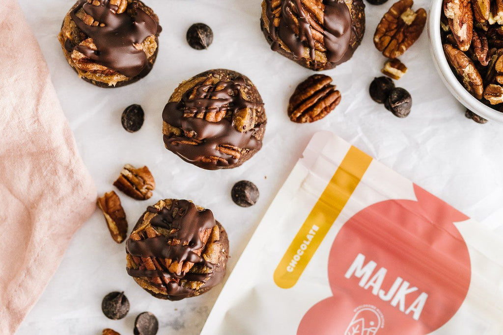 No Bake Turtle Brownie Lactation Bites